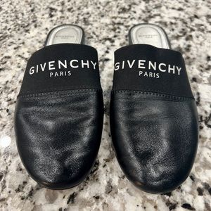 Givenchy Bedford Flat Mule Black Size 38